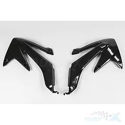 Osłony chłodnicy czarne UFO Plast Husqvarna CRF 450X 08-16