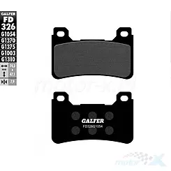Klocki hamulcowe Galfer Semi Metal Street FD326G1054