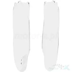 Osłony amortyzatorów białe UFO Plast Honda CRF 250R / 450R 13-18