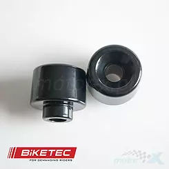 Końcówki kierownicy czarne, Biketec BT0033 (2402020000)