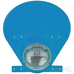 Lampa przednia, reflektor, żarówka , niebieski, Polisport Preston Petty