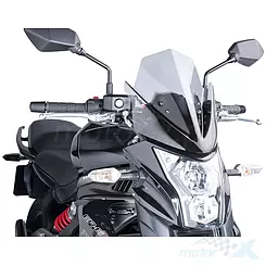 Szyba czołowa, transparentna, Puig 5997W Sport, Kawasaki ER6N 