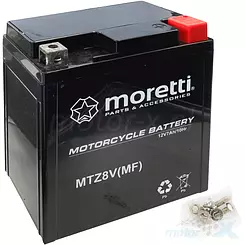 Akumulator żelowy MTZ8V Moretti Parts 12V 7Ah, 113x70x130mm