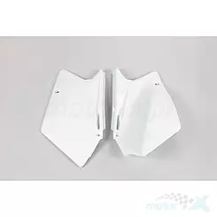 Osłony tylne górne komplet białe UFO Plast Suzuki RMZ 450 05-06