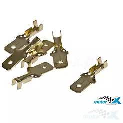 Konektor podwójny, męski 6,4x0,8mm