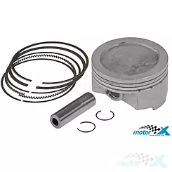 Tłok kompletny Malossi Aluminium 209cc (C), d.74.00mm, Piaggio Leader LC 125-200cc