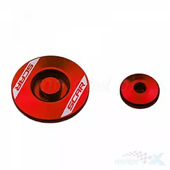 Korki inspekcyjne silnika, czerwone, Scar Racing EP300