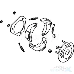 Szczęki sprzęgła tylnego Kymco 125-150-200, 22300-LHJ3-900