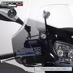 MOCOWANIA SZYBY CZOŁOWEJ BIONDI Kymco PEOPLE S 250