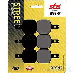 Klocki hamulcowe ceramiczne SBS Ceramic Street 656HF