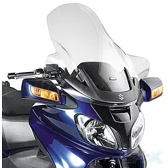 Szyba czołowa, transparentna, 80x72cm, Kappa, KD257ST, Suzuki AN 650 Burgman Executive