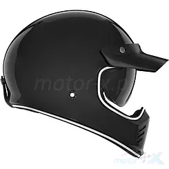 Kask integralny Nox Premium Seventy II Solid Czarny Połysk