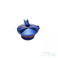 Korek wlewu oleju, M20x2.5mm, niebieski, Leoshi, Honda / Voge / Ducati