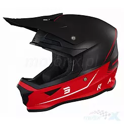 Kask offroad Shot Racing Furious Raw 3.0 Black Red Matt