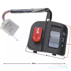 Przełącznik kierunkowskazów Barton E-Max