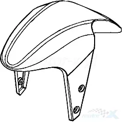 Błotnik przedni YR168PA Kymco Super 9 50
