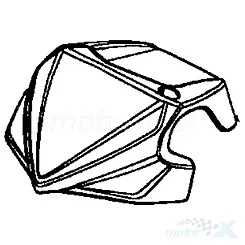 Osłona kierownicy przednia GXR Kymco Maxxer / KXR
