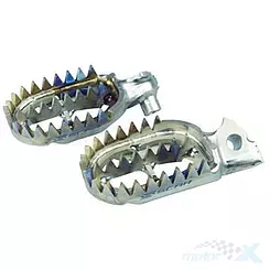 Podnóżki kierowcy komplet, pegi, tytanowe, 2 sztuki, Scar Racing GRIPPER S7516