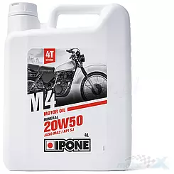 Olej do motocykli zabytkowych Ipone M4 20W50 mineralny 4L