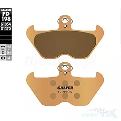Klocki hamulcowe Galfer Sintered Street FD198G1370