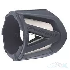 Osłona tłumika uniwersalna, średnica 30-40cm, szara nardo grey, Polisport