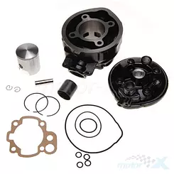 Cylinder kompletny z głowicą 49.00mm 90cc sworzeń 12mm  Minarelli AM6 / 1E40MB 50 2T LC