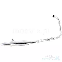 Tłumik, wydech lewy dolny Romet R150 Chopper