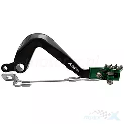 Dźwignia hamulca nożnego, zielona, Accel RBP301GR, Kawasaki