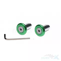 Końcówki kierownicy rozporowe 13/17 mm 2 sztuki zielone