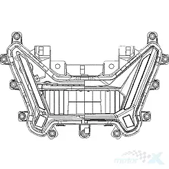 Lampa przednia reflektor Kymco Skytown 125