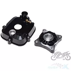 Głowica cylindra 50cc, czarna Aprilia / Derbi / Gilera 2006-