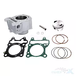 Cylinder kompletny 61.00mm 125cc, nicasil, Power Force, Yamaha Majesty 125 / MBK Skyliner 125