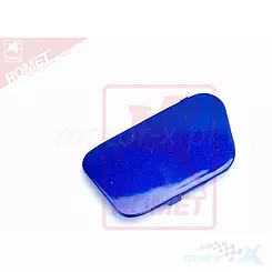Zaślepka pompki w osłonie kierownicy lewa niebieska Router Grande (od 2013)