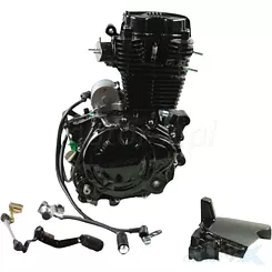 Silnik kompletny 250cc, 5 biegów, czarny, Moretti Parts 167FMM