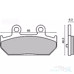 KLOCKI HAMULCOWE SinterED RMS 22 510 1503