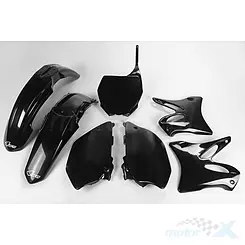 Zestaw osłon nadwozia czarny UFO Plast Yamaha YZ 125 / YZ 250 02-14
