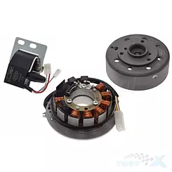 Stator iskrownik, stojan alternatora, z magnetem i modułem Simson Vape A70-3