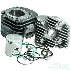 Cylinder kompletny z głowicą 44.00mm 65cc sworzeń 10mm 1PE40QMB 2T Minarelli AC