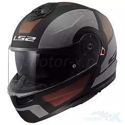 Kask szczękowy LS2 FF908 Strobe II Orion Matt Black Puple Blue