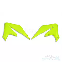 Osłony chłodnicy żółty fluo UFO Plast Yamaha YZF / WRF 250-450