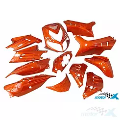 Owiewki STR8, 13 elementów, pomarańczowe, Peugeot Speedfight II