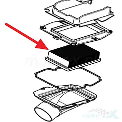 Wkład filtr powietrza papierowy MBP Morbidelli P031713AM610000, C1002V