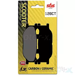 Klocki hamulcowe  karbonowe SBS Dual Carbon Scooter 128CT