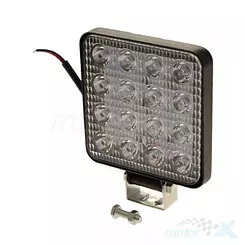 Lampa dodatkowa, LED 48W, wodoodporna IP65, szperacz - ATV, kwadrat