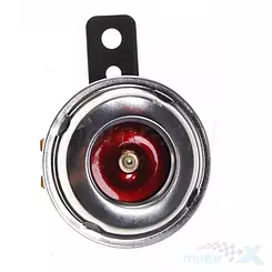 Sygnał dźwiękowy 12V czerwono-srebrny WM Motor