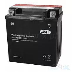 Akumulator bezobsługowy bez kwasu JMT JMTX20CH-BS (YTX20CH-BS) 150x87x161mm 12V 18Ah 270CCA