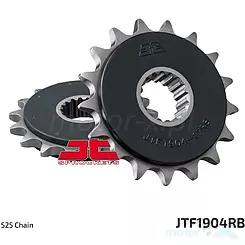 Zębatka przednia 525 16 zębów, RB - gumowa prowadnica łańcucha, JT Sprockets JTF1904 