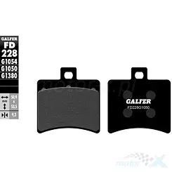 Klocki hamulcowe Galfer Semi Metal Scooter FD228G1050