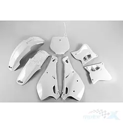 Zestaw osłon nadwozia biały UFO Plast Yamaha YZ 125 / YZ 250 93-95
