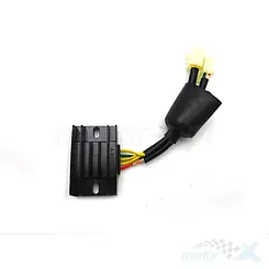 Regulator napięcia, 2x kostka 2 i 3 piny, 5 przewodów, Junak M11 / M14 (od 2020)
